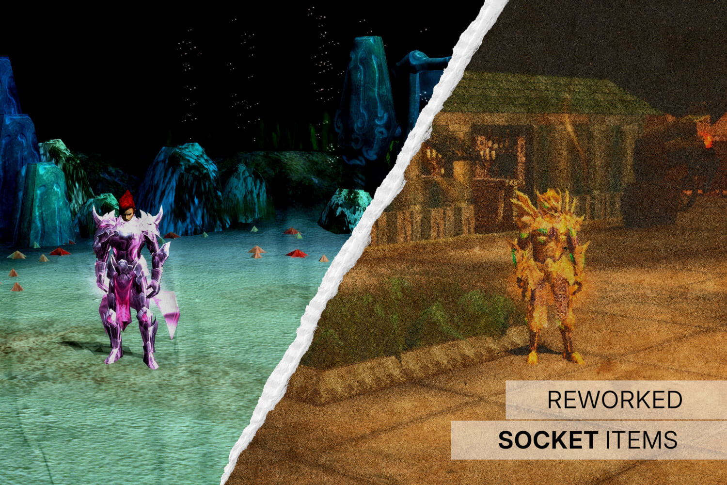 Socket items with defensive bonuses